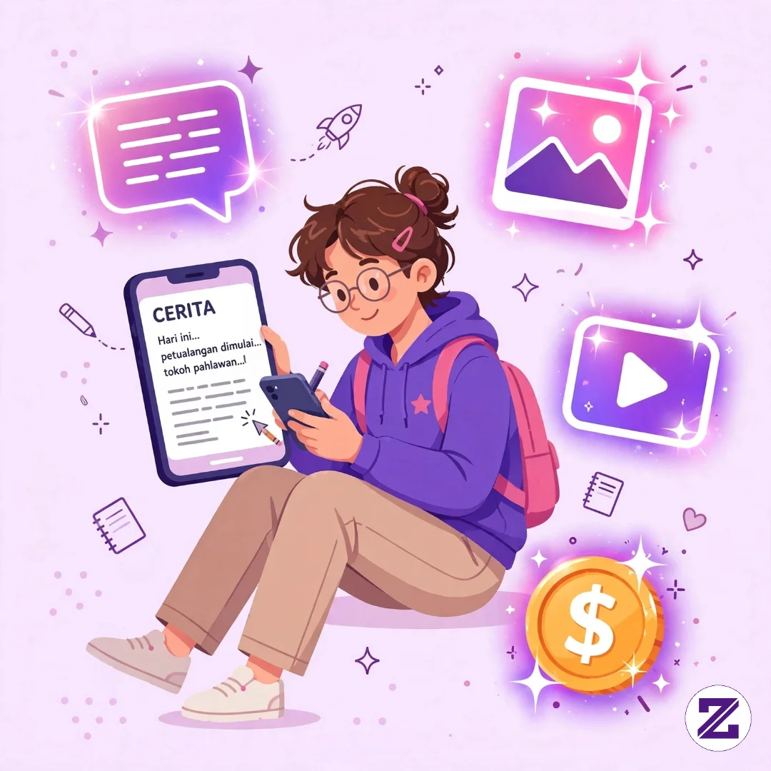 Monetisasi Konten Teks Zoyalink, Semua Postingan Tetap Dihitung