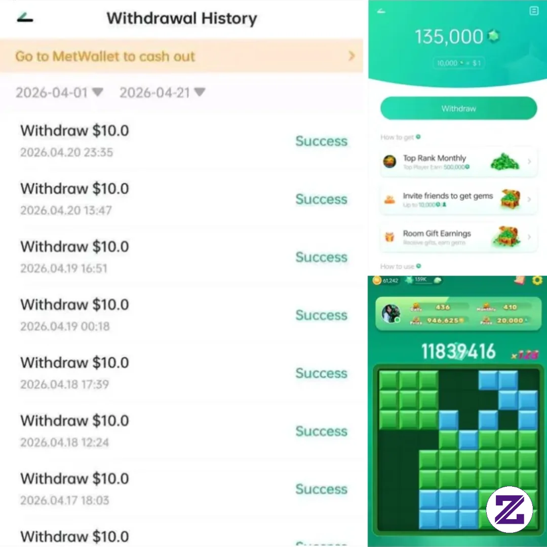 Game Tetris Gratis & Terbukti Membayar – Penarikan Minimum $10. Daftar
