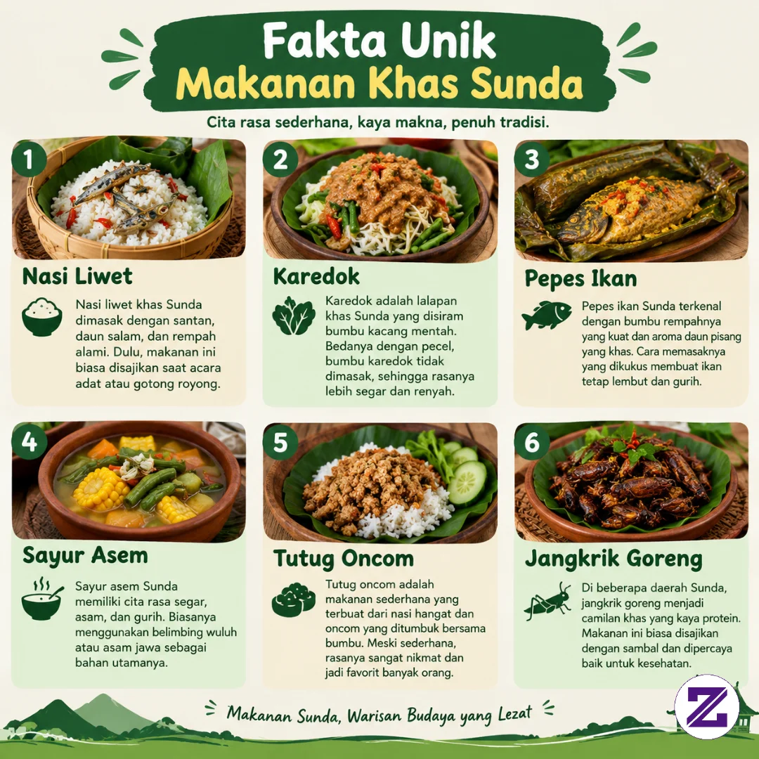 🌿🍽️ Fakta Unik Makanan Khas Sunda! 💚