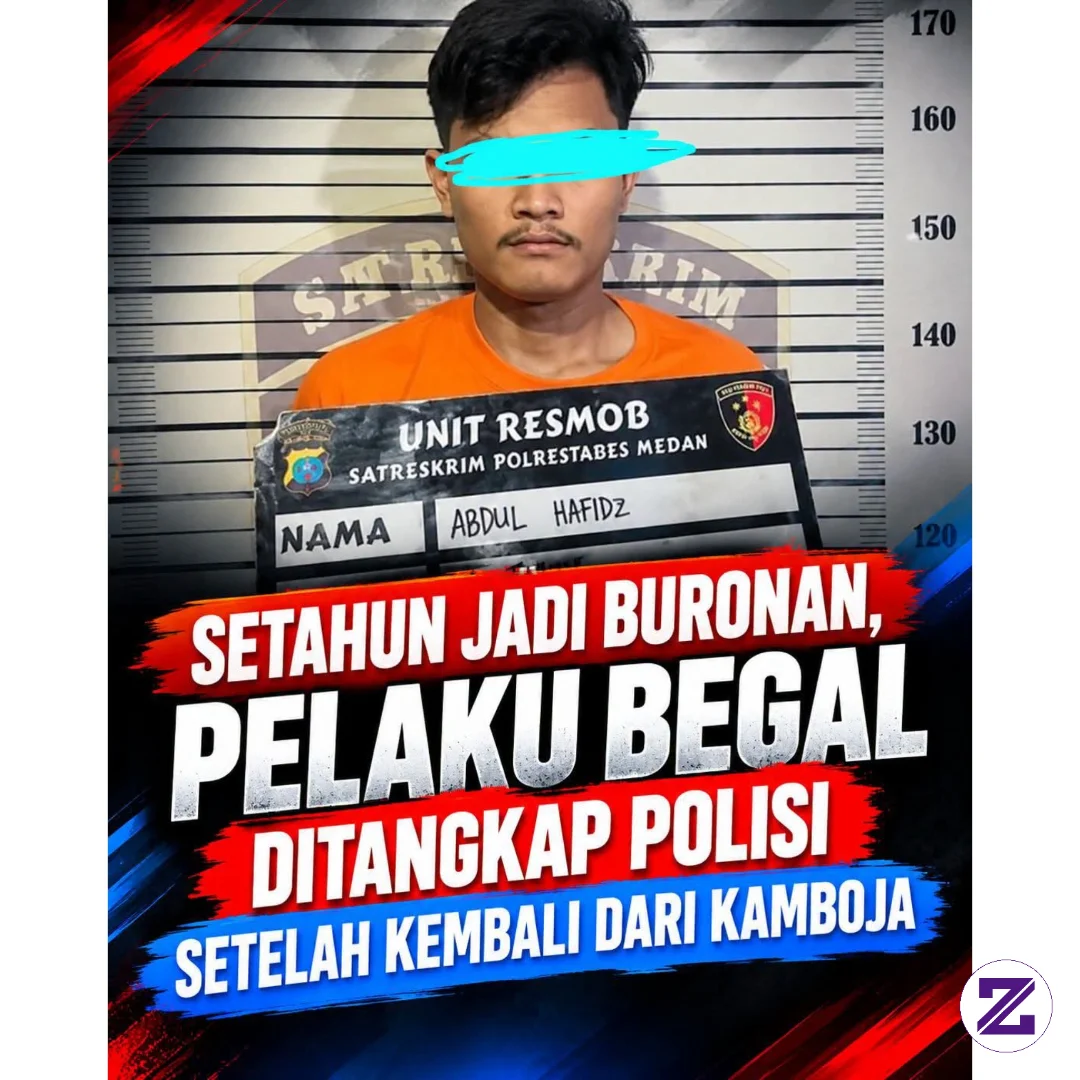 Pelarian Abdul Hafidz (26), Warga Jalan Starban, Medan Polonia, Akhirnya