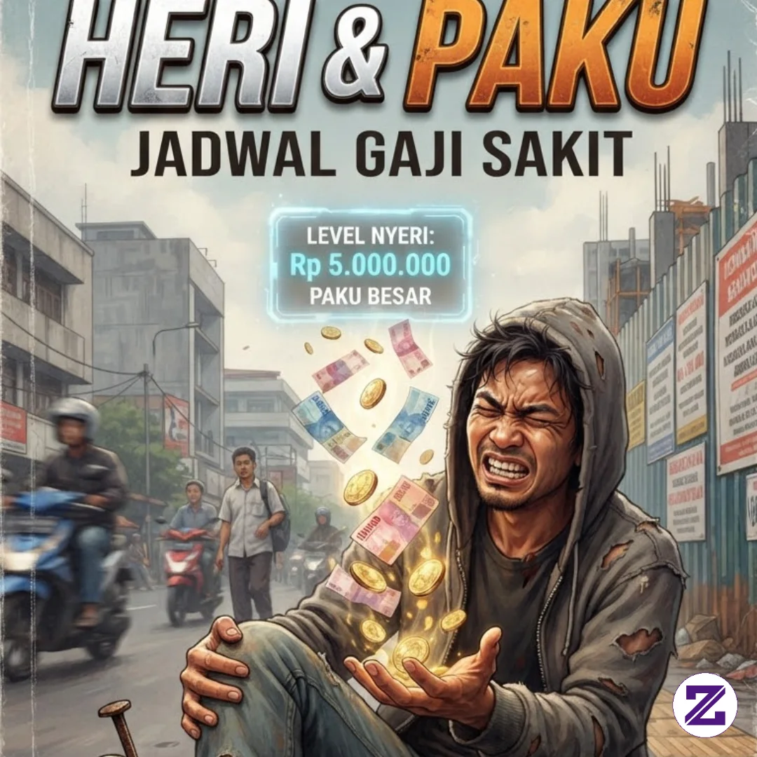 Setiap Langkah Yang Diambil Heri Di Trotoar Kota Selalu Diiringi Rasa Cemas.