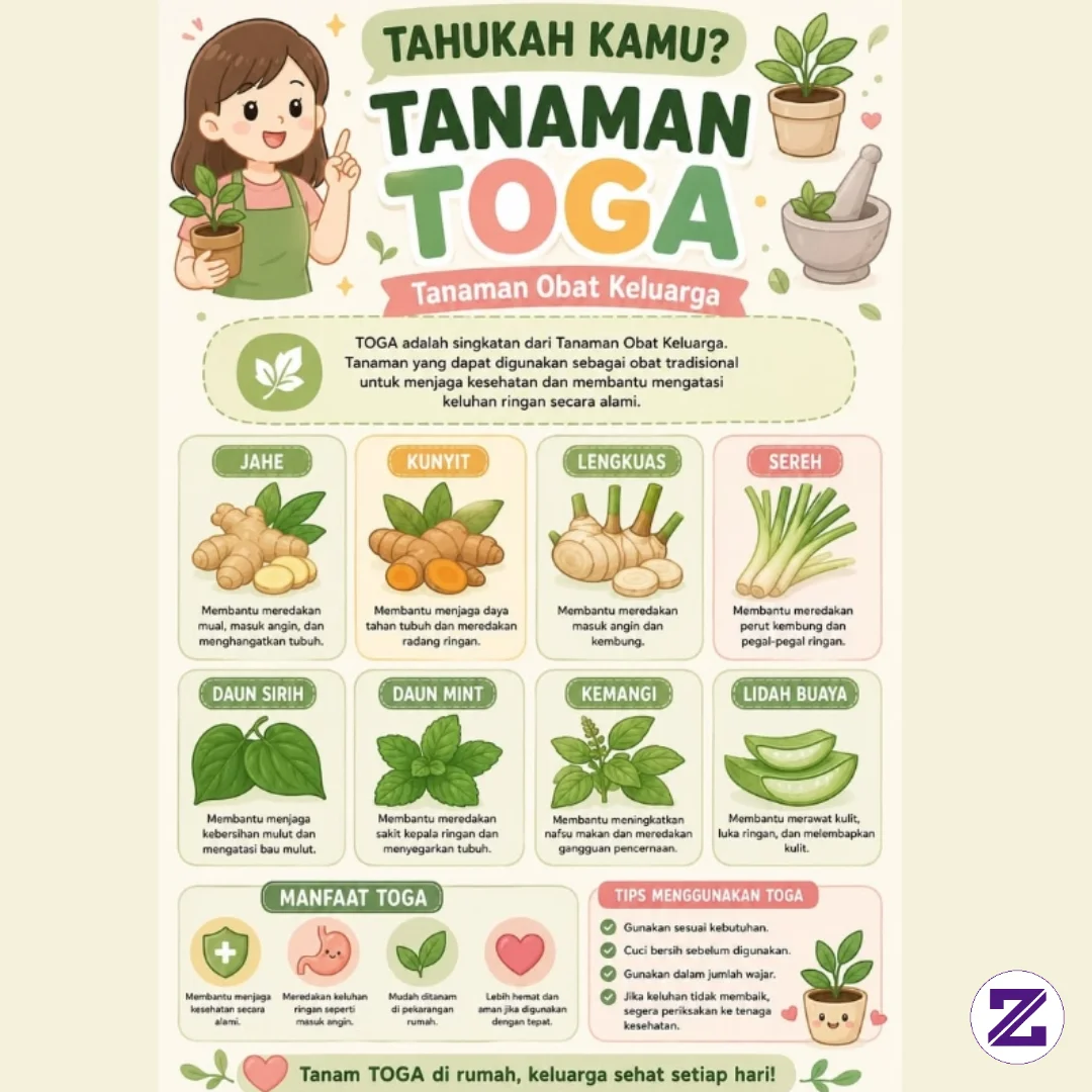 Tahukah Kamu? Tanaman TOGA, Apotek Hidup Yang Bermanfaat Untuk Keluarga.