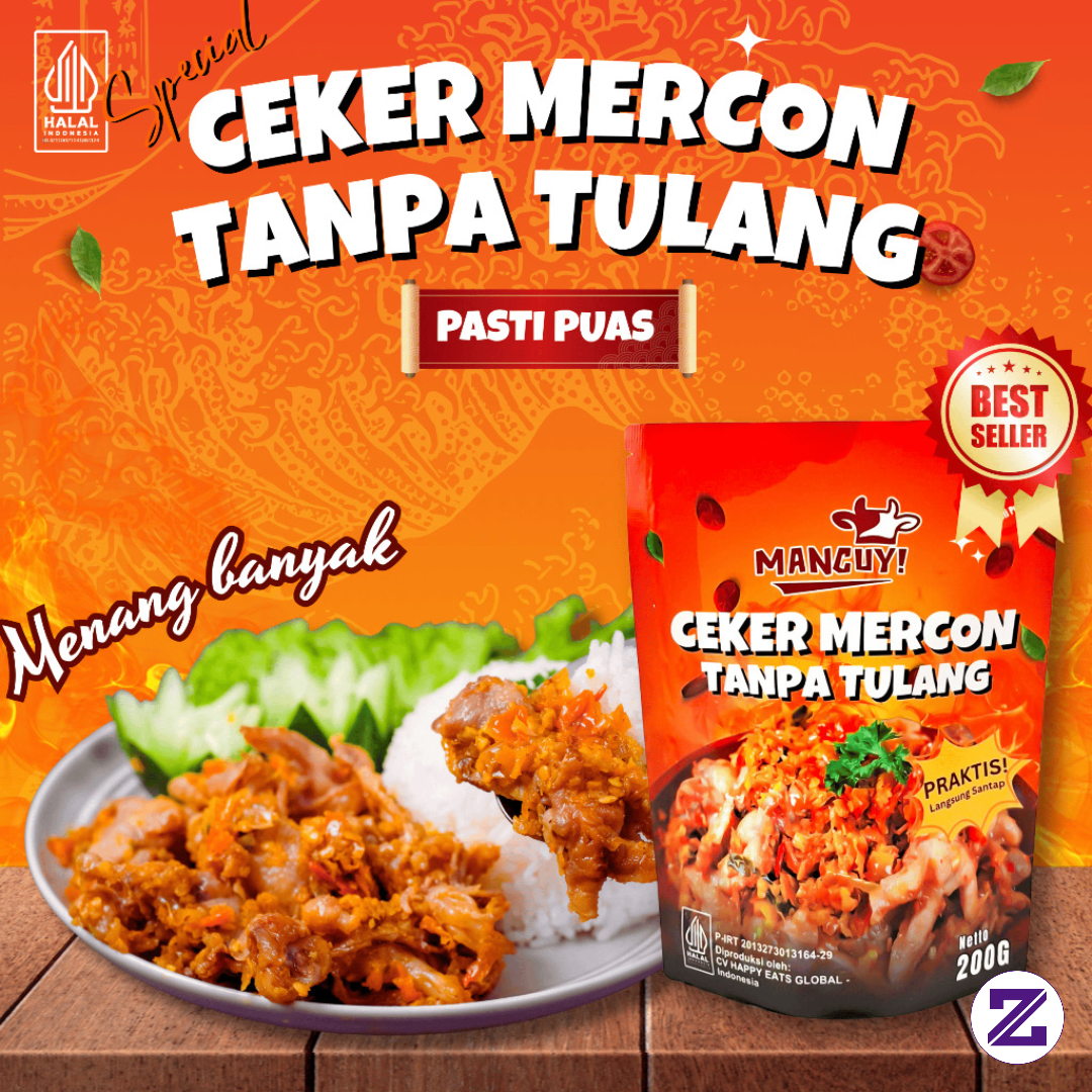 Kalau Lagi Mau Lauk Pedes Tapi Nggak Mau Ribet Cocok Nih Makan Ceker Mercon 🤤