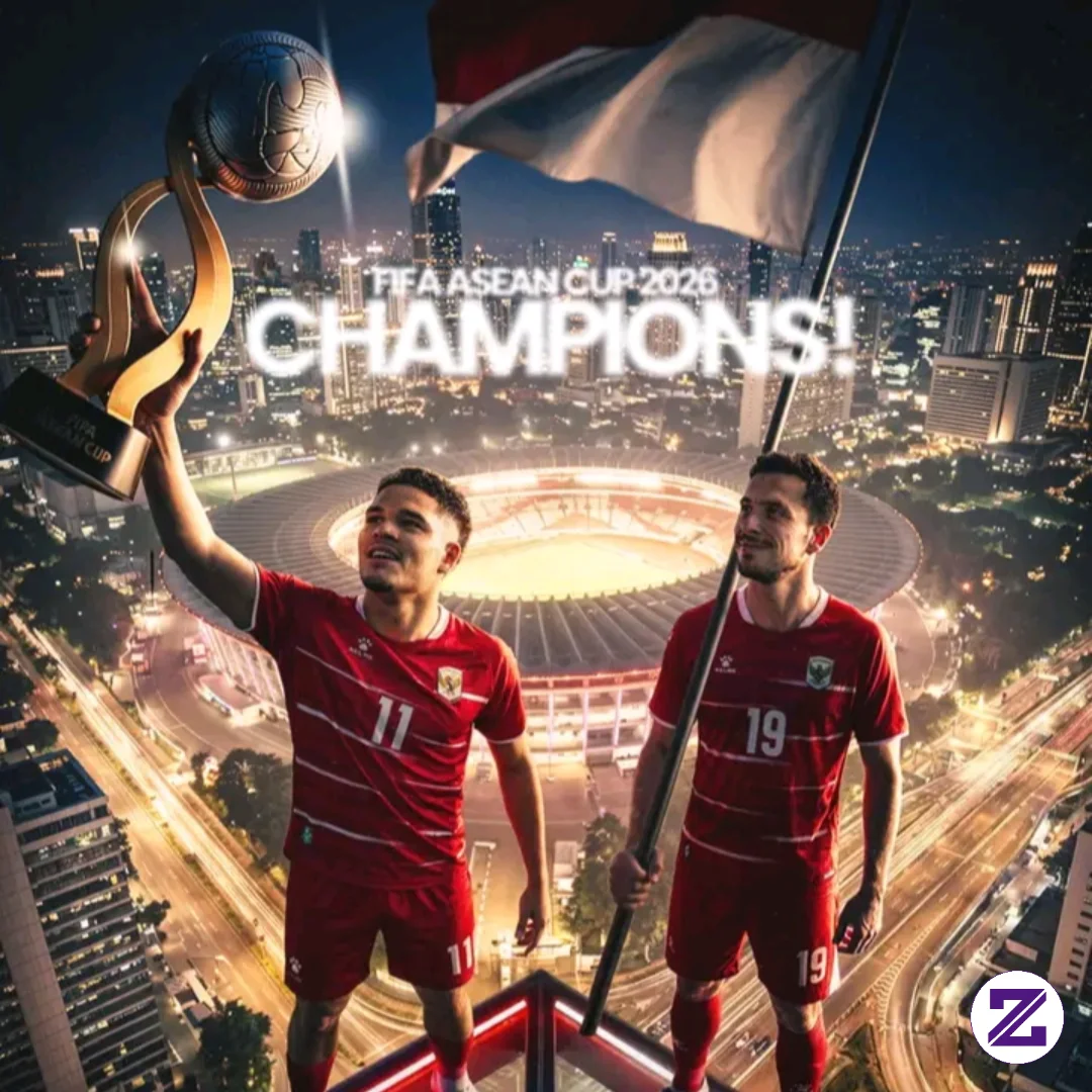 INDONESIA MENJADI JUARA FIFA ASEAN CUP.