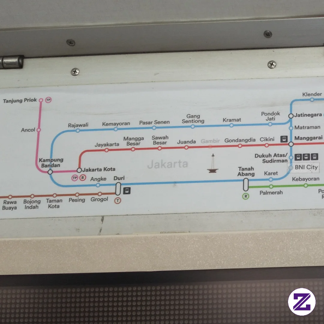 Jalur MAPS KERETA API KAI