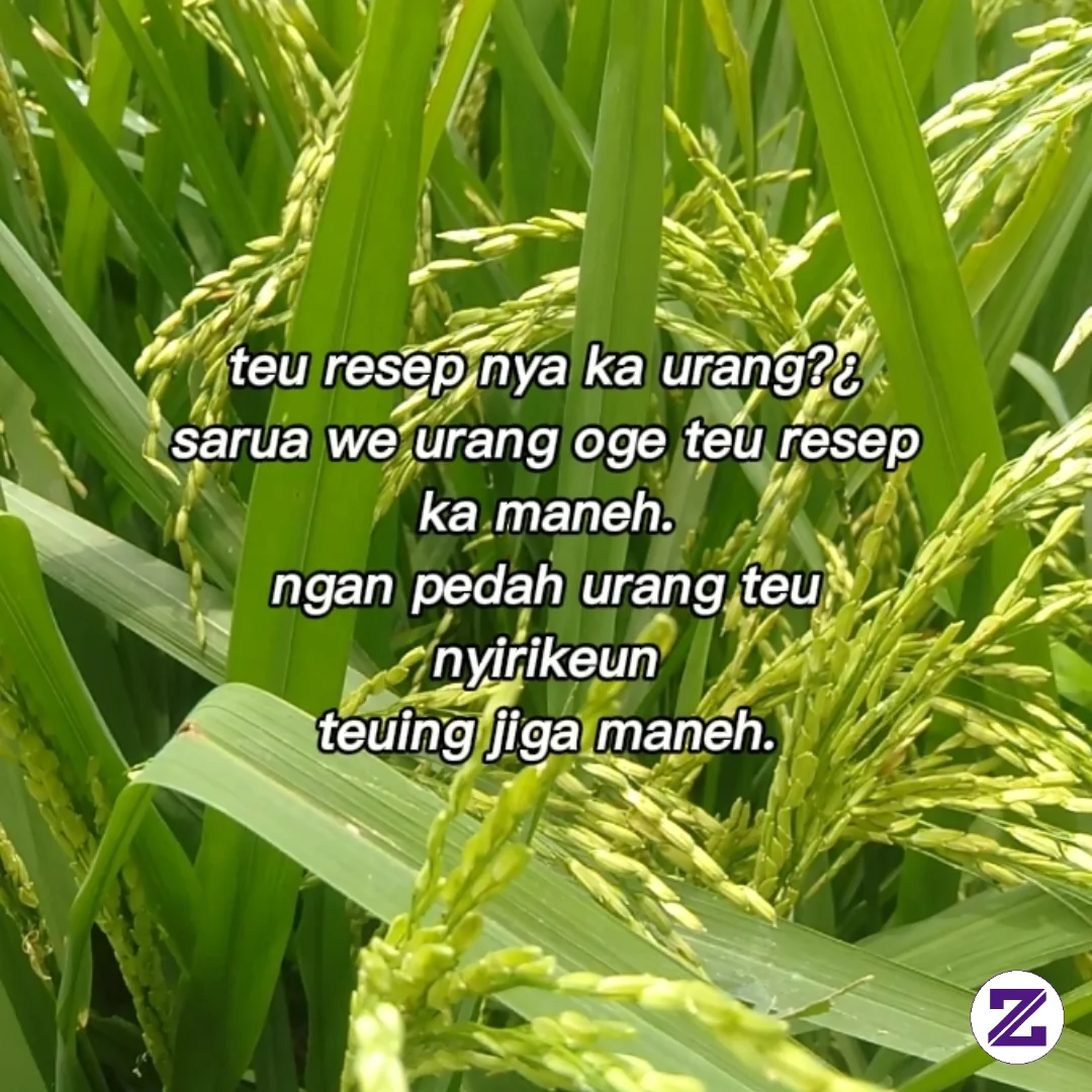 Teu Resep Nya Maneh Ka URang?