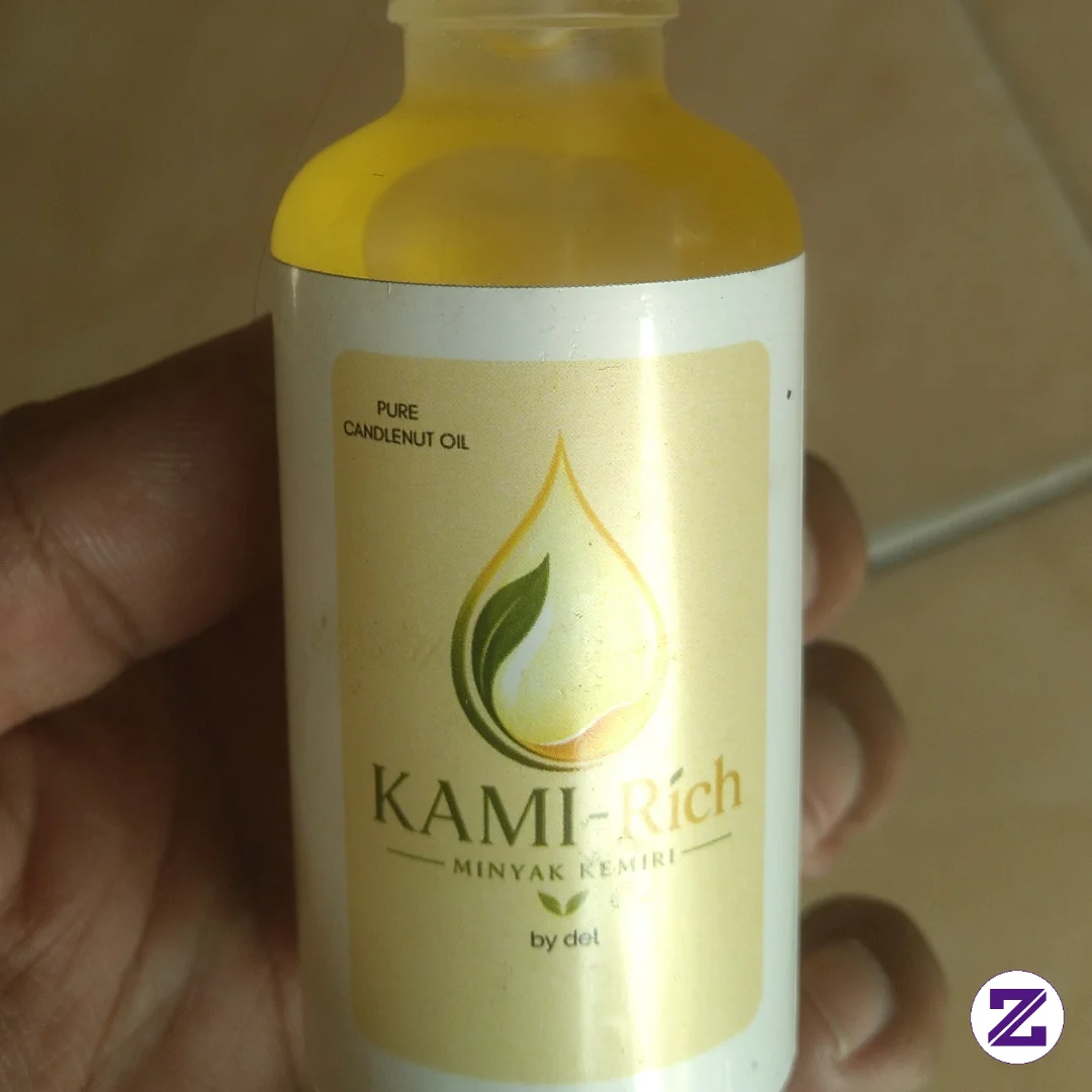 Minyak Kemiri Asli Hitamkan Rambut