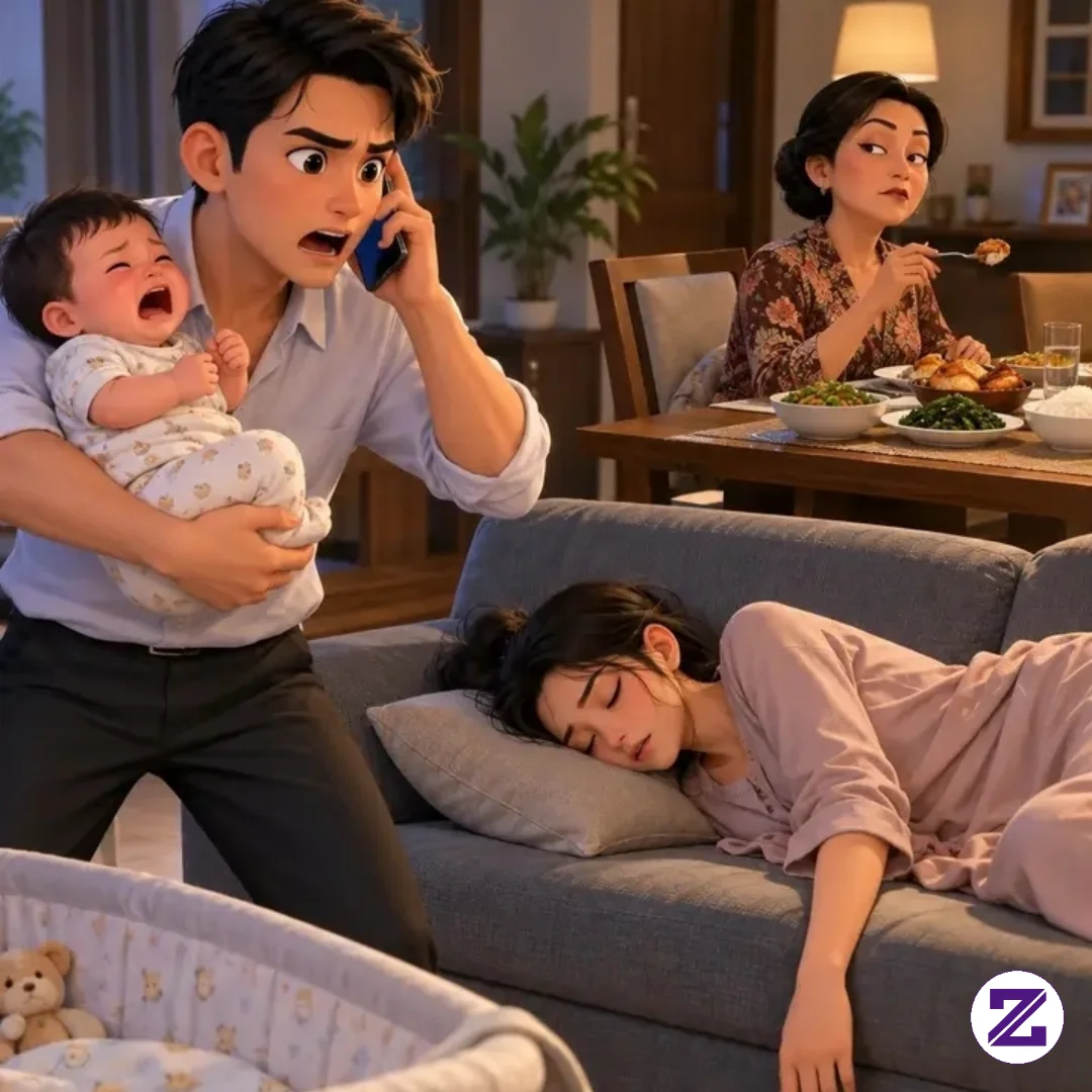 Tangisan Bayi Terdengar Sampai Ke Teras Ketika Aku Pulang Lebih Cepat Ke Rumah