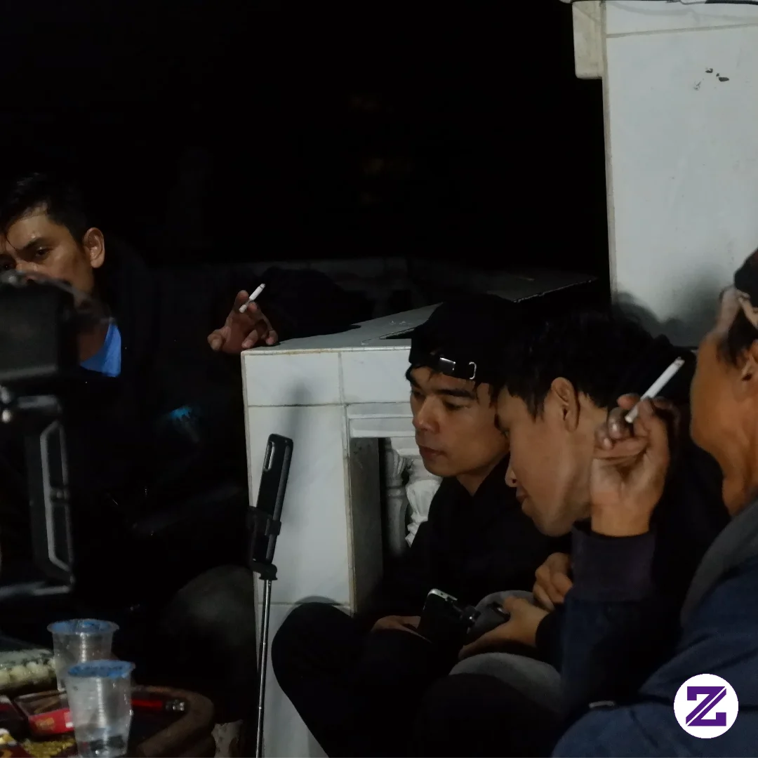 Proses Syuting Di Villa Terbengkalai Sukabumi
