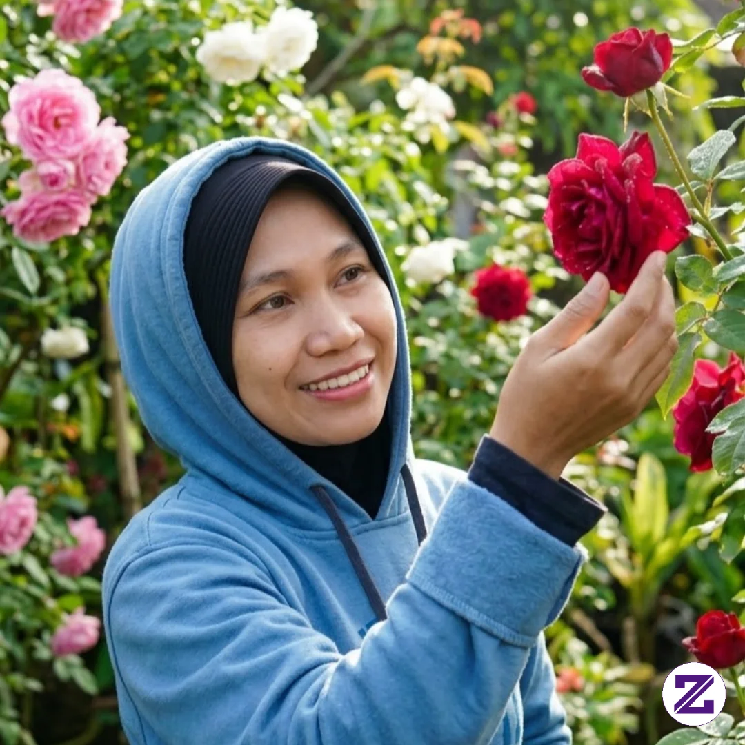 Bunga Mawar Indahnya