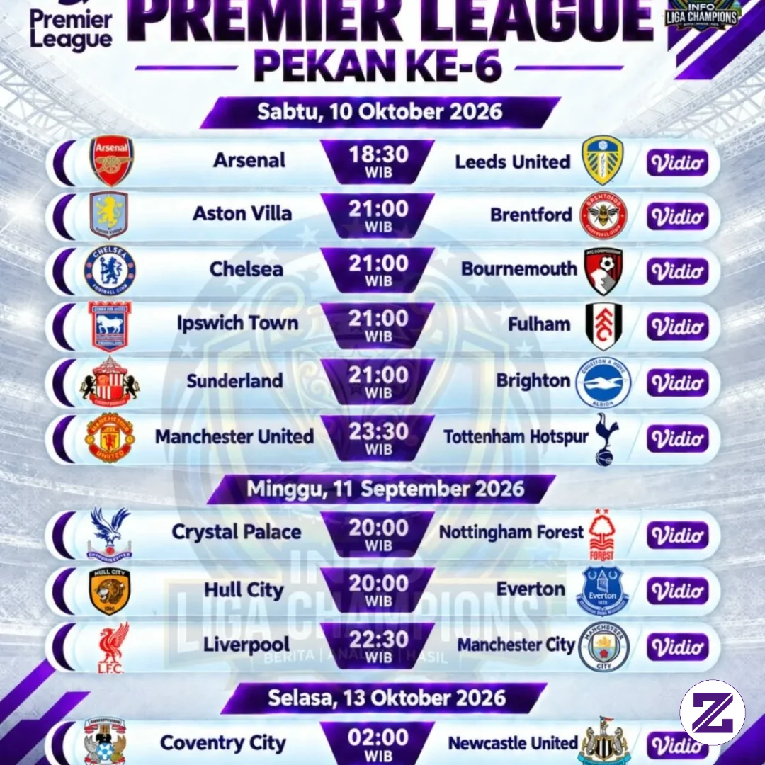🔥 PREMIER LEAGUE IS BACK! PEKAN KE-6 SIAP PANASKAN AKHIR PEKAN! 🏆⚽