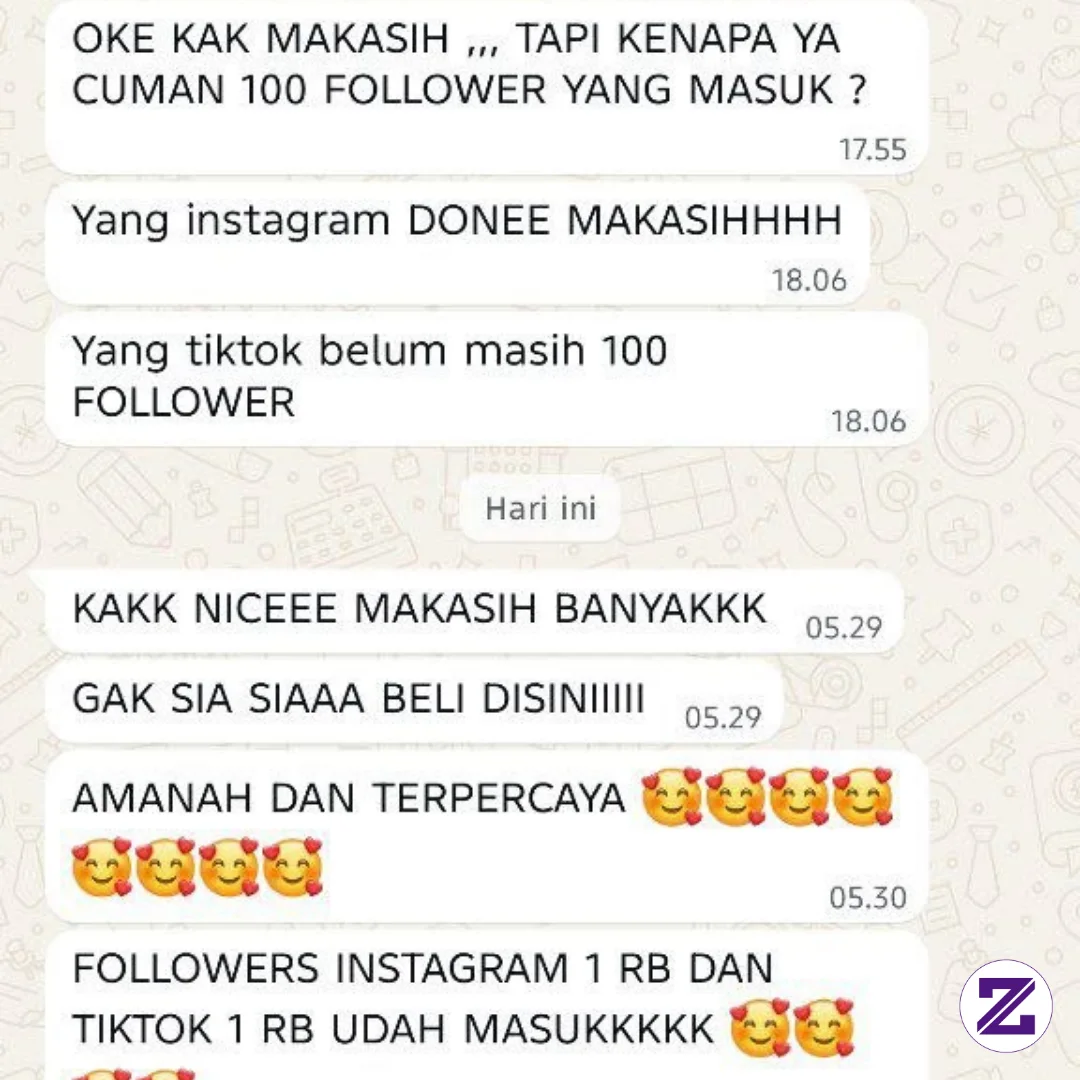 ALHAMDULILLAH TERIMAKASIH TESTINYA,BUAT KALIAN YANG MAU ORDER FOLOWER BISA DI