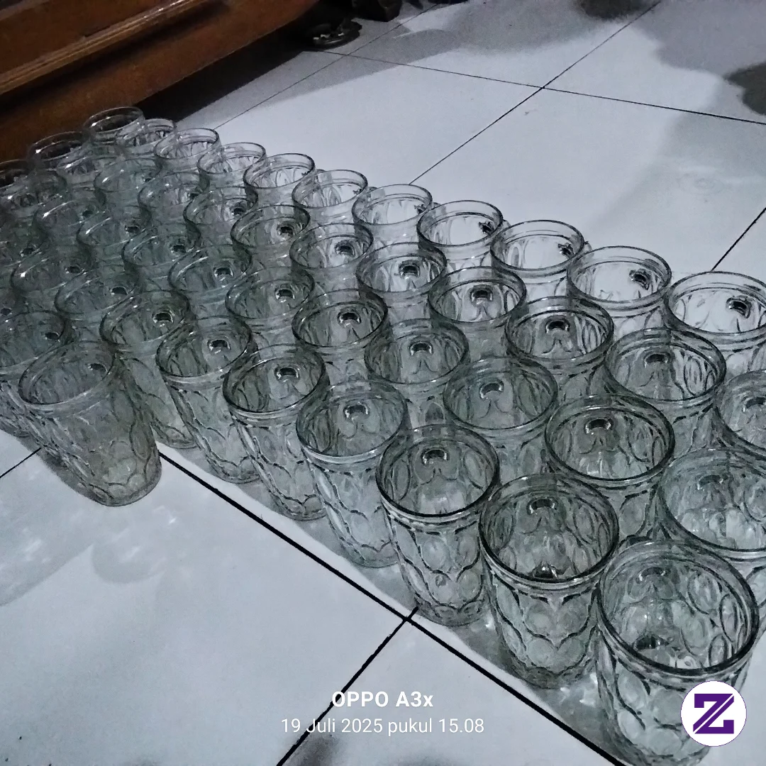 Rezeki Itu Sperti Gelas-gelas Ini . Sudah Tertakar , Tidak Akan Tertukar . Tugas