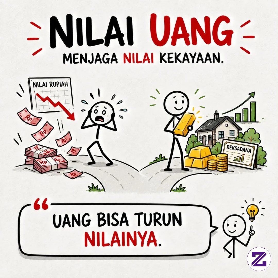 Menyimpan Uang Sangat Rentan Inflasi ( Survai CNBC ; Sekarang Ini Banyak