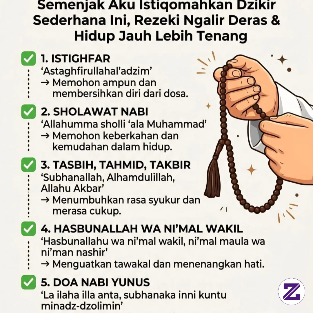 Coba Kita Rutinkan Yakin Dan Amalkan DzIkir Ini InsyAllah Segera Pasti Ada