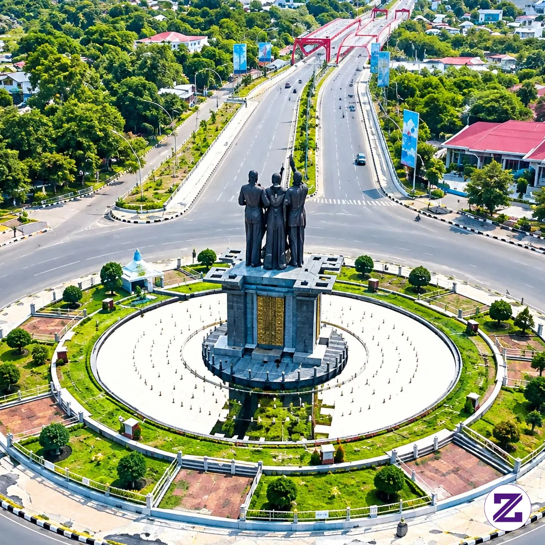 Monumen TIROSA: Timor, Rote, Sabu (di Bundaran PU)