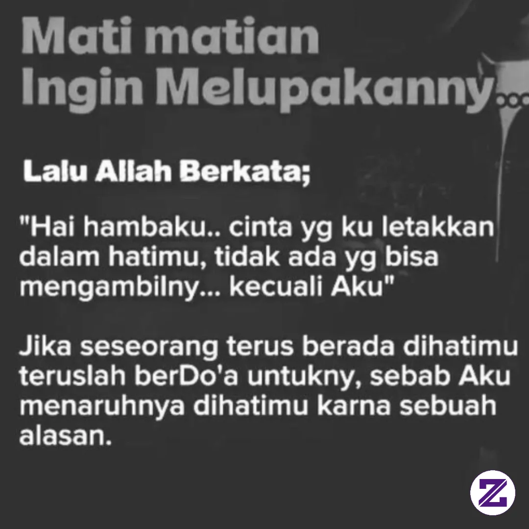 Mati Matian Ingin Melupakannya...