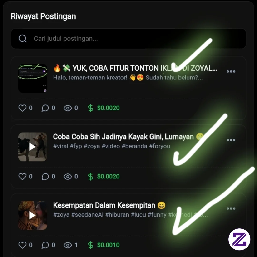 TERNYATA ADA KOMISI DARI FITUR TONTON IKLAN DI ZOYALINK! 😍🚀
