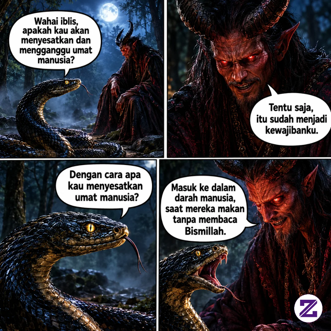 IBLIS MENGUNGKAP CARA MENYESATKAN MANUSIA! 😱🐍
