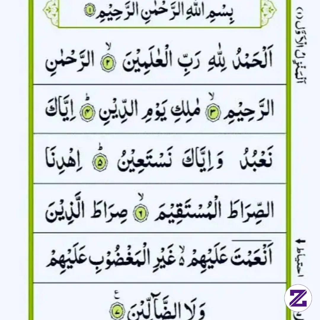 Surah Al-fatihah