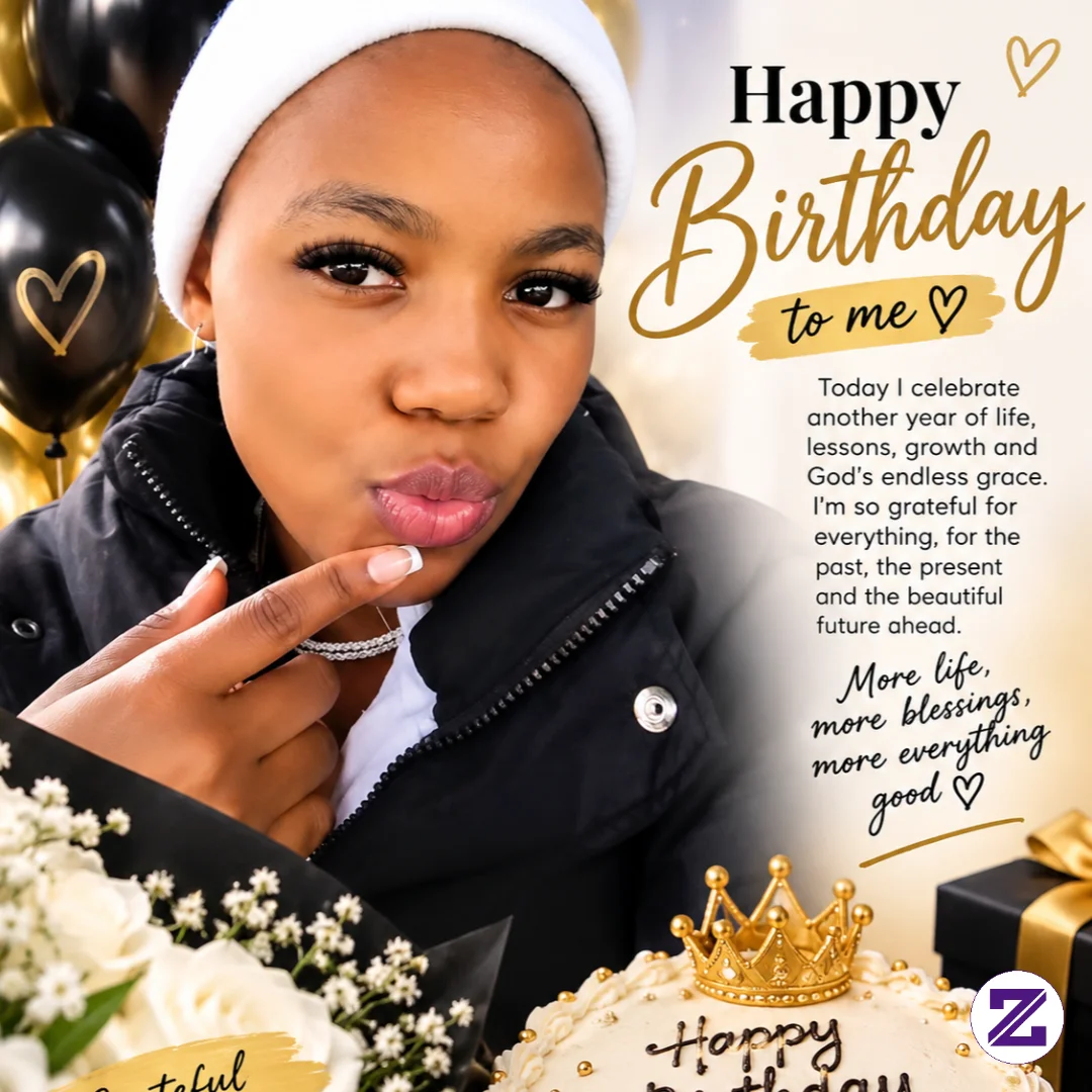 Happy Birthday To Me 🎂🍼🥂🍾🎉🥳🎊👑