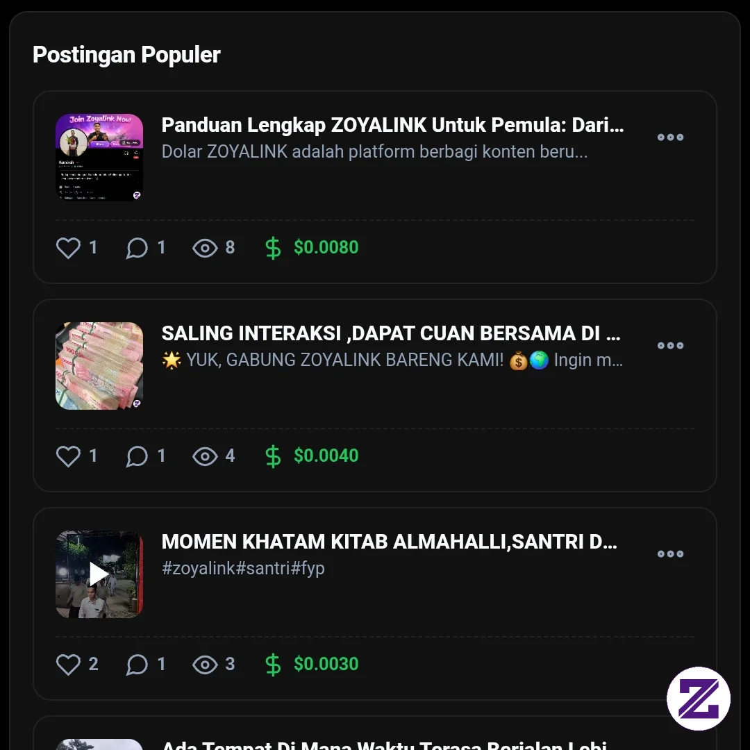 SELAMAT PAGI SEMUANYA PARA PEJUANG DOLAR,DI ZOYALINK ASAL KITA GA SOMBONG