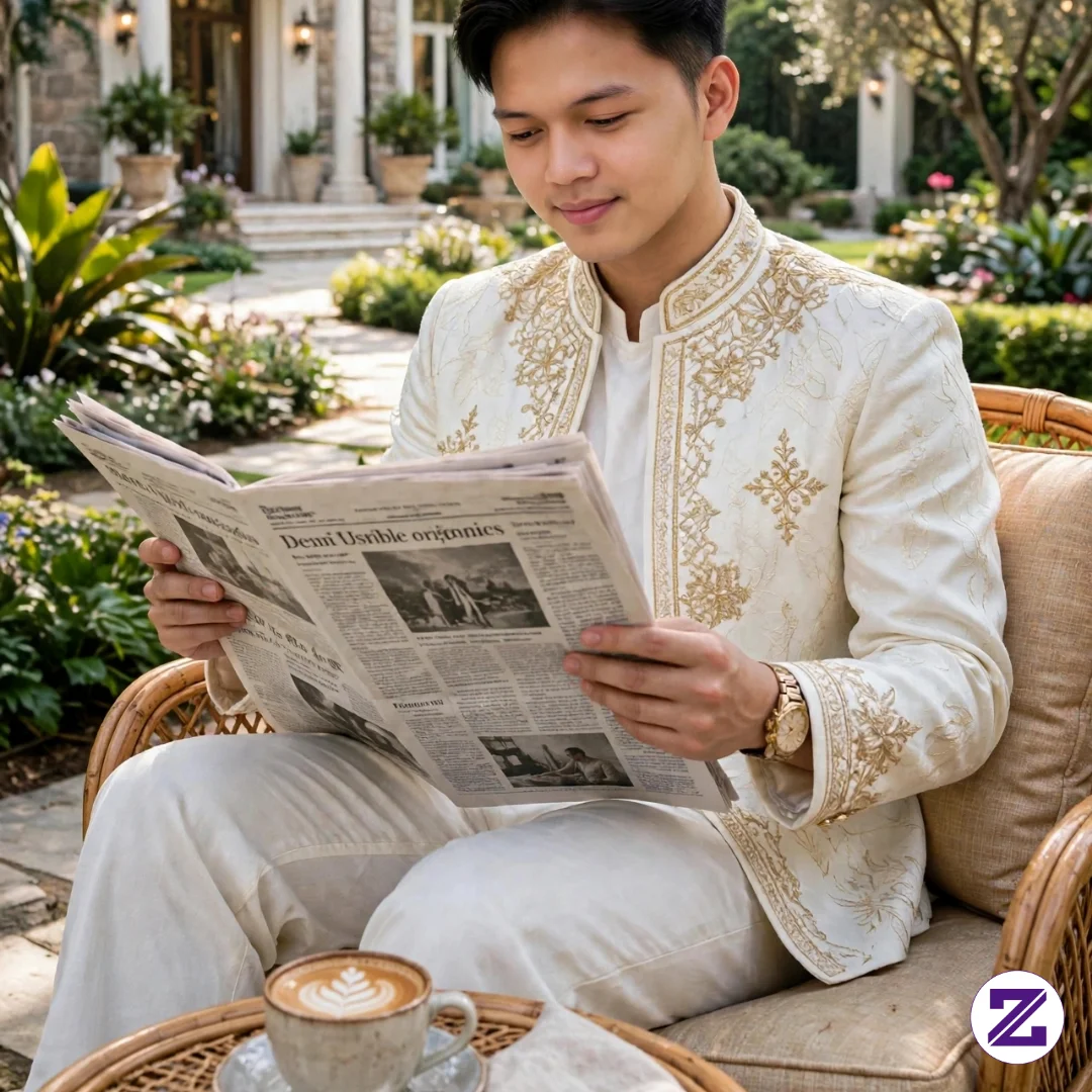 Sultan Pagi Hari Moco Koran Ngisor Wit Ngarep Omah - Filosofi Hidup Slow Living