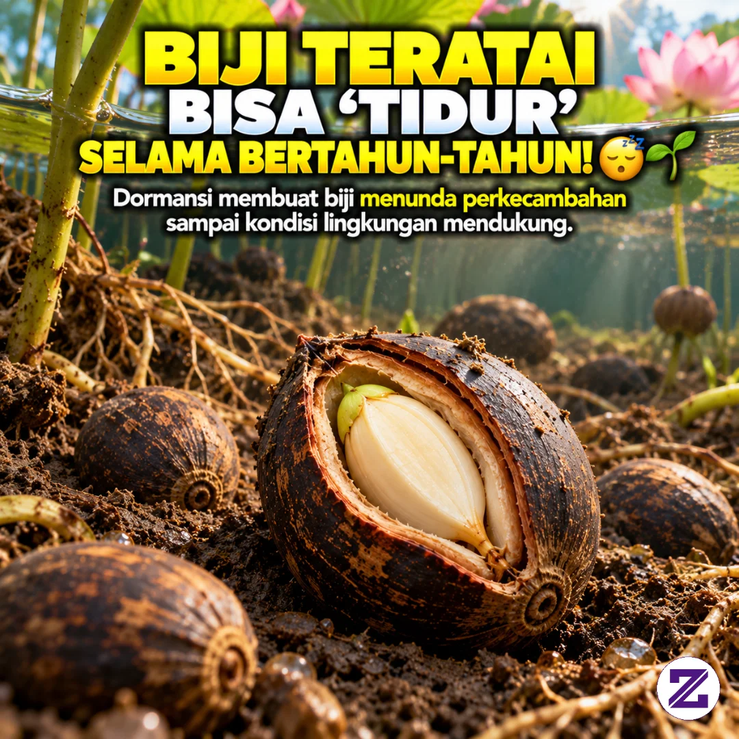 🌱😱 TERNYATA, BIJI TERATAI BISA BERTAHAN SELAMA RATUSAN HINGGA RIBUAN TAHUN!