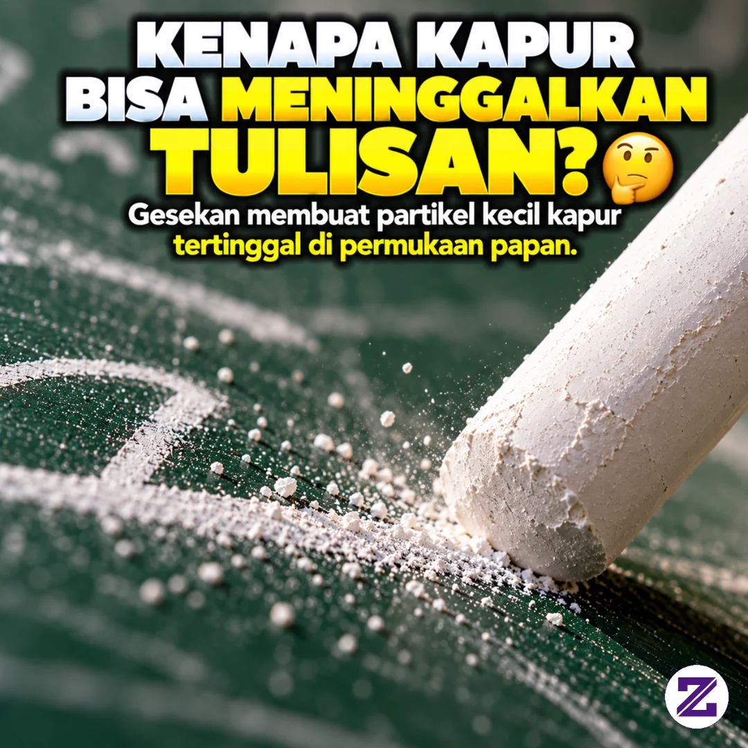 🧑‍🏫 TERNYATA, KAPUR TULIS TERBUAT DARI MINERAL! 😳🖍️