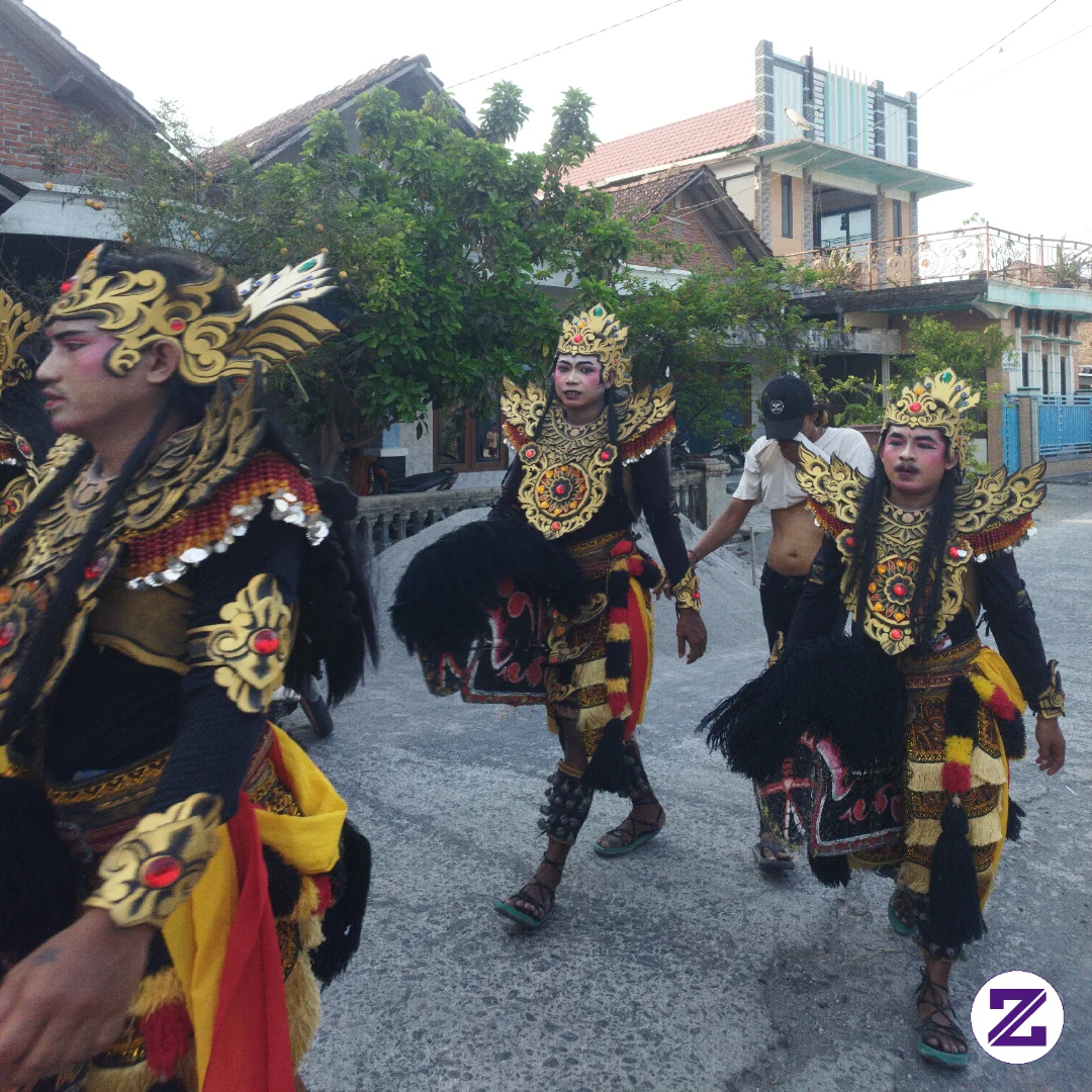 Parade Budaya Tradisional Di Desa — Seni Penari Lokal