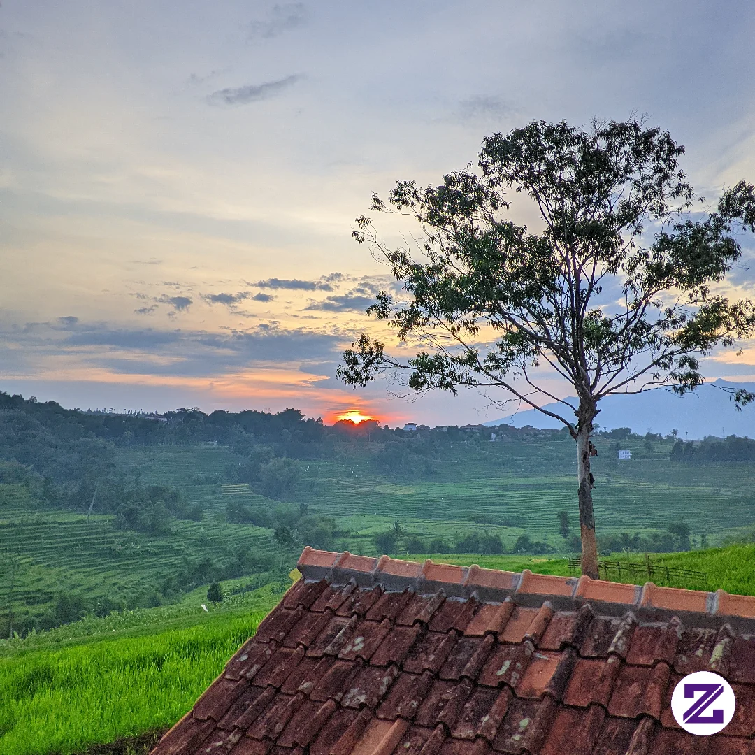 Pemandangan Asri Pedesaan