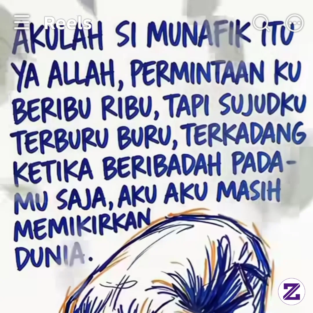 Permintaanku Beribu-ribu, Tetapi Sujudku Terburu-buru.