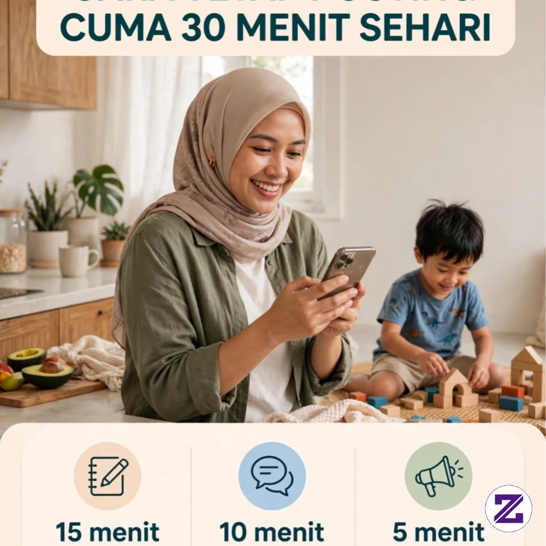 Cara Aku Tetap Bisa Posting Walau Cuma Punya Waktu 30 Menit Sehari