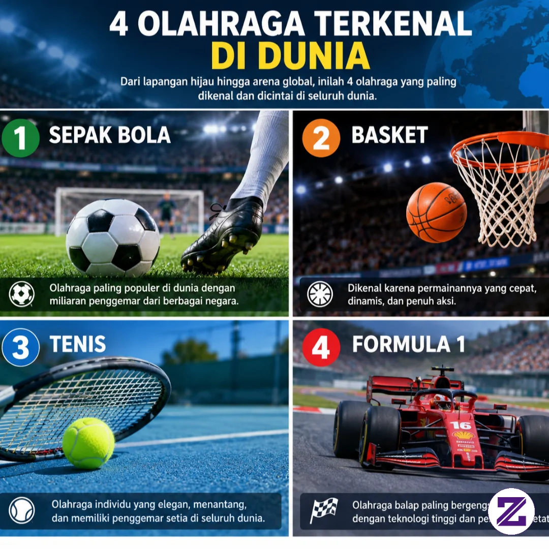 🌍 4 Olahraga Terkenal Di Dunia! 🏆
