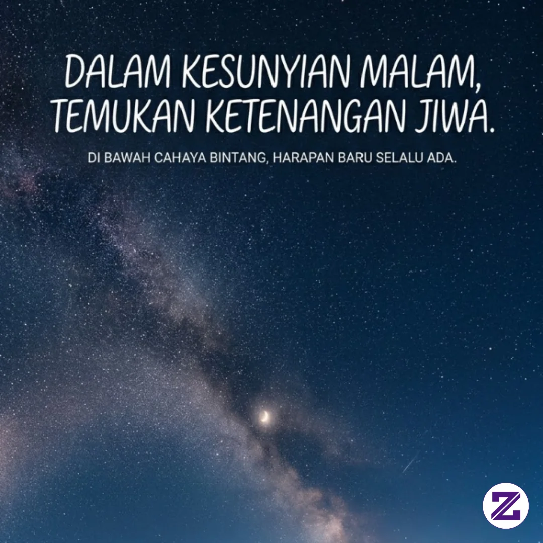 Dalam Kesunyian Malam Temukan Ketenangan Jiwa