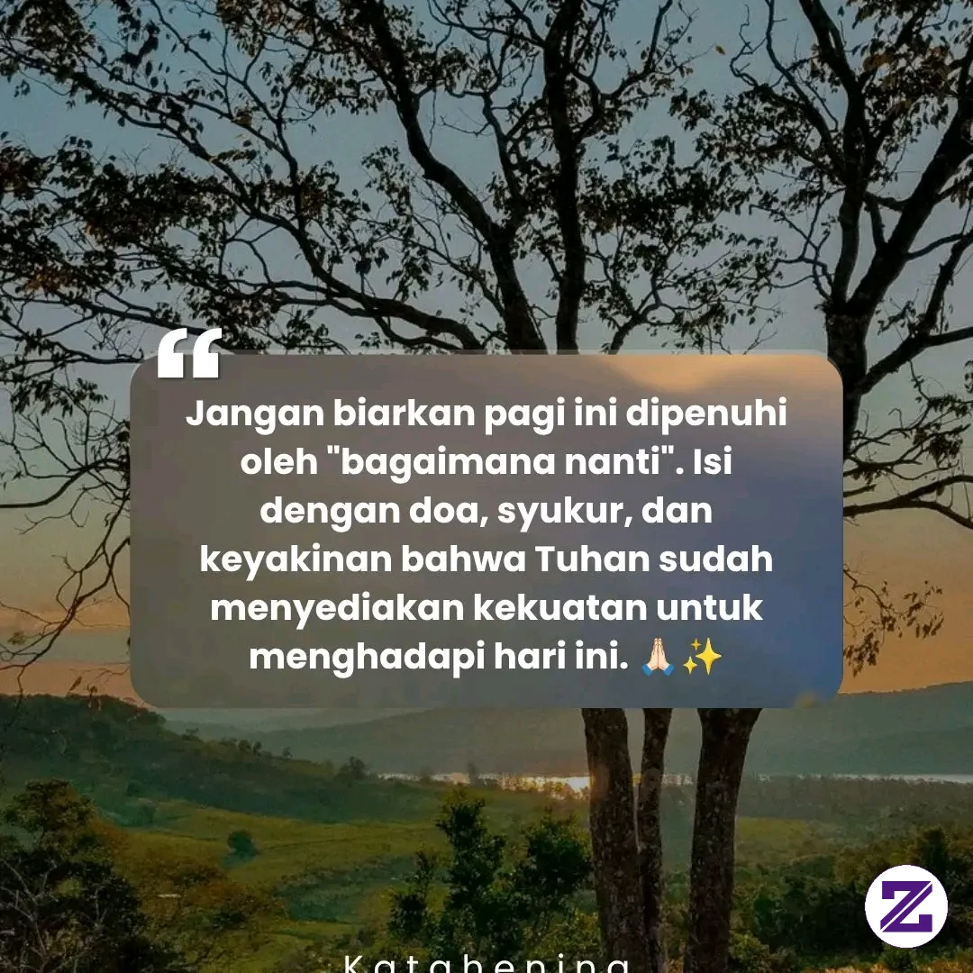 Jangan Biarkan Pikiran Berlari Terlalu Jauh Hingga Kehilangan Damai Yang Tuhan