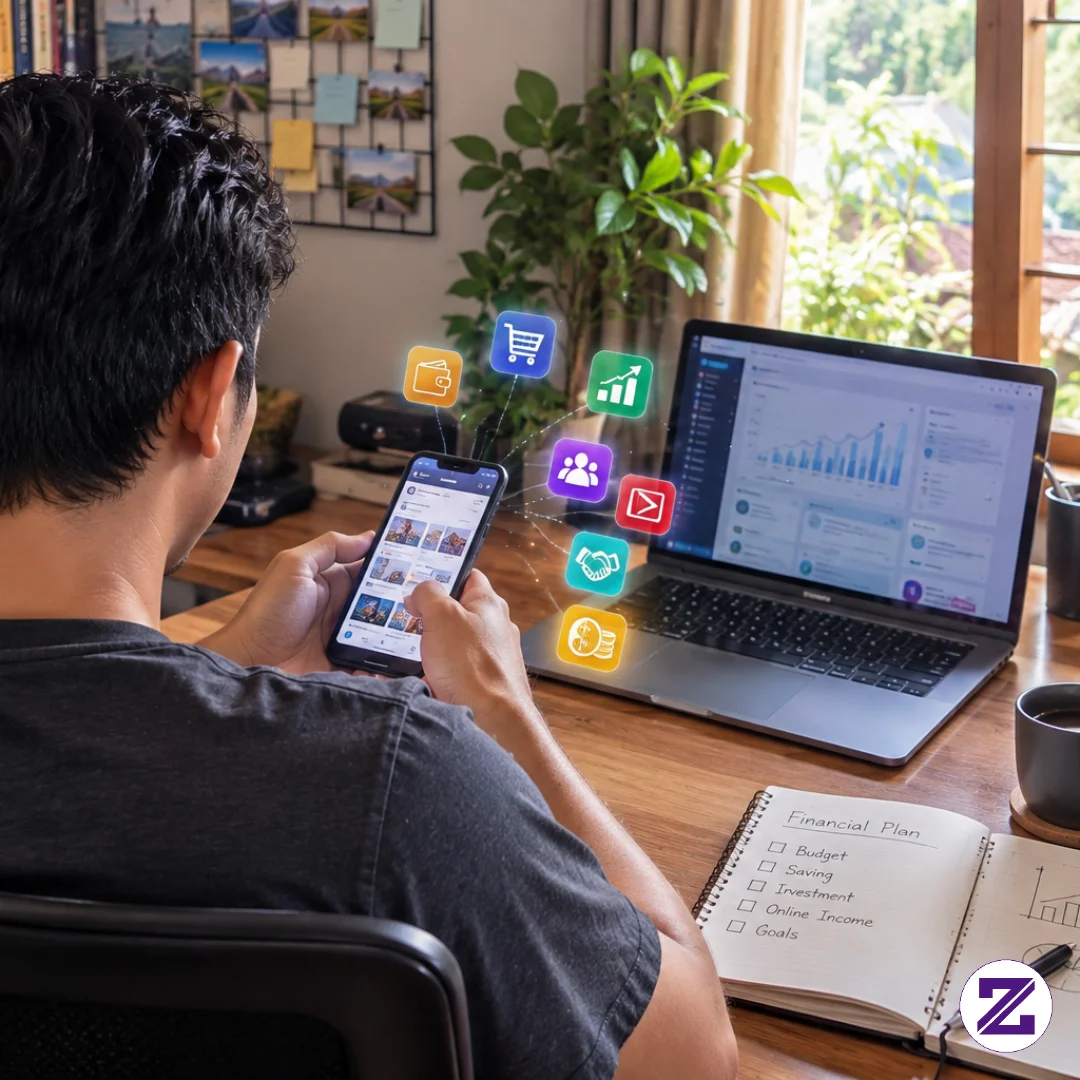 7 Cara Mencari Penghasilan Tambahan Dari HP Untuk Pemula