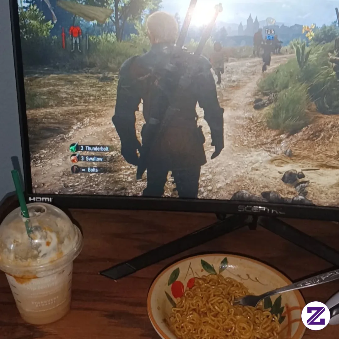 Nothing Better Than Noodles, Coffee And The Witcher 3! Living The Life
