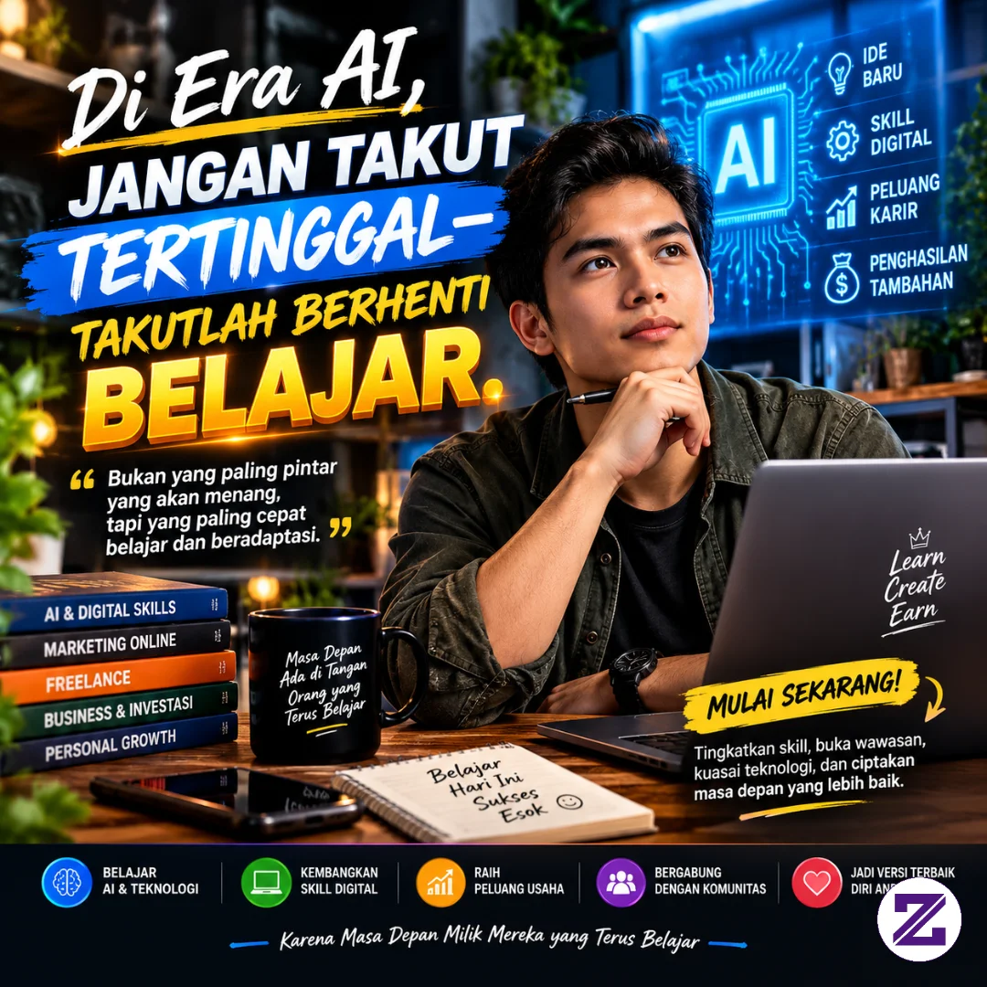 🚀 Dunia Terus Berubah, Teknologi AI Semakin Canggih! Jangan Hanya Menjadi