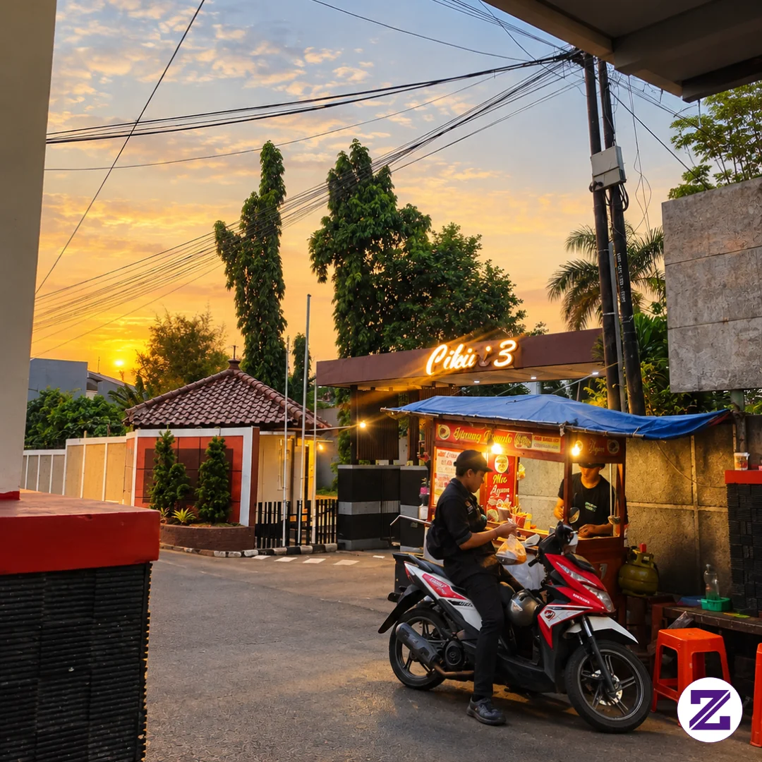 Suasana Sore Di Perumahan Cikini Bintaro