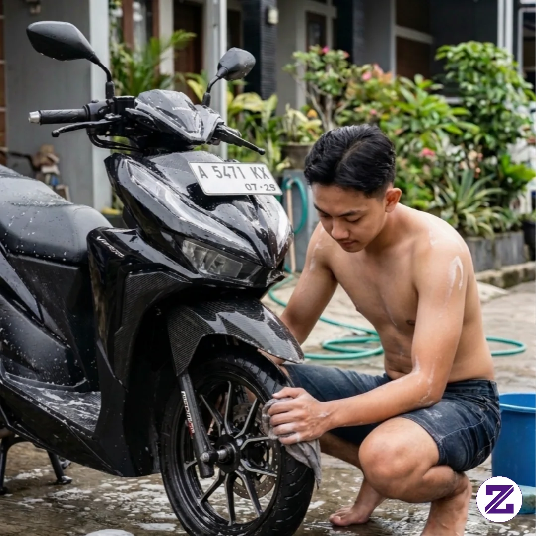 Nyuci Motor Kesayangan