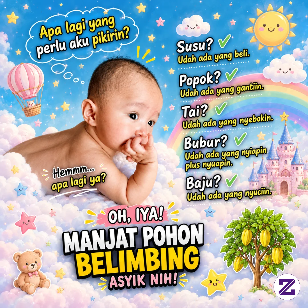 Si Baby Rob Ini Sudah Mulai Berpikir Kritis Sejak Dini. Coba Saja Lihat Gayanya!