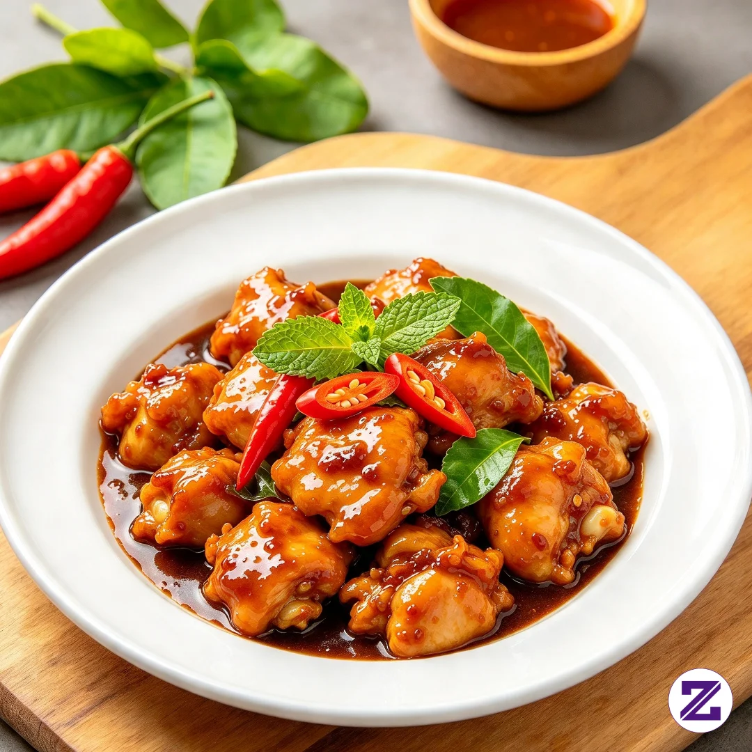 Resep Ayam Kecap Gurih Manis (untuk 4 Porsi)