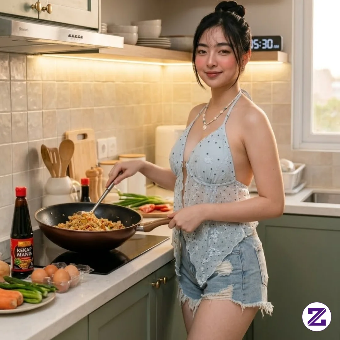 Hari Ini Aku Lagi Masak Nasi Goreng