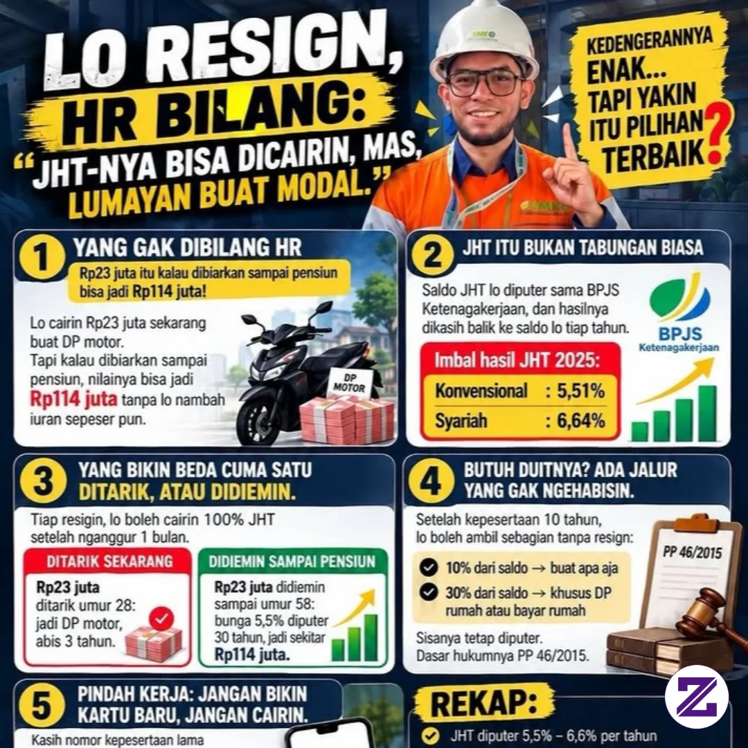 Jangan Buru-buru Cairin Saldo Jht Pas Resign Atau Berhenti Bekerja