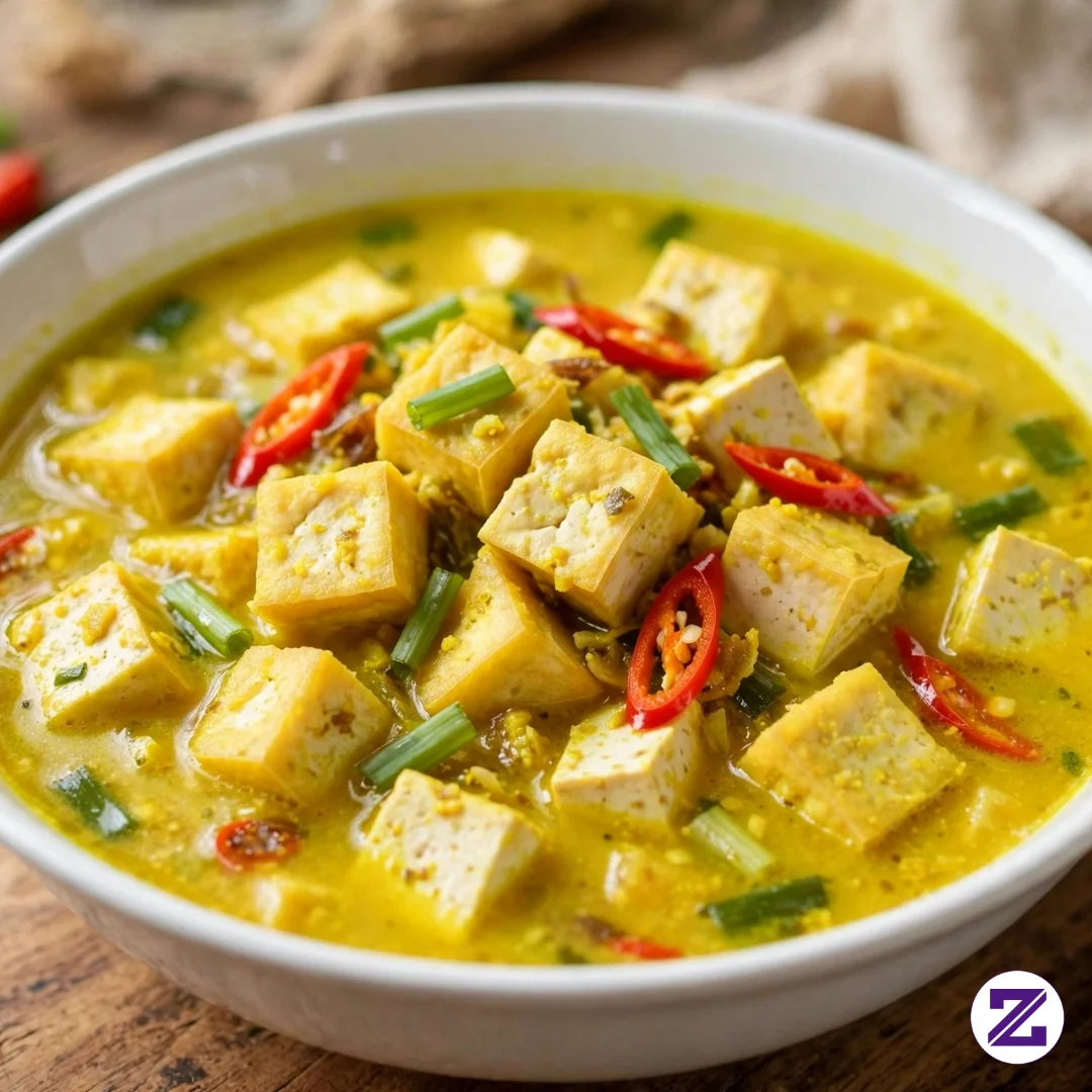 Sayur Tahu Bumbu Kuning