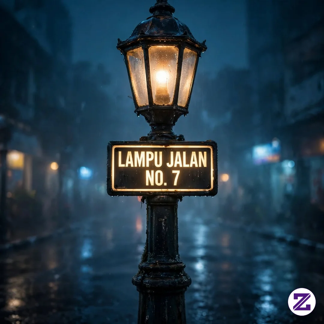 Arsip #001: Lampu Jalan No.7 Blok M - Kedip 3x Jam 1.07 Malam