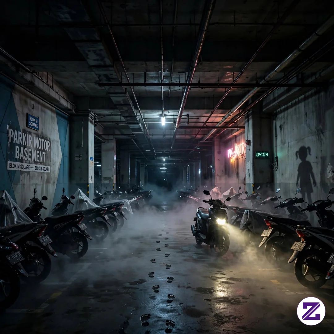 Arsip #005: Parkiran Basement P3 Blok M Square - Motor Nyala Sendiri Jam 4.04