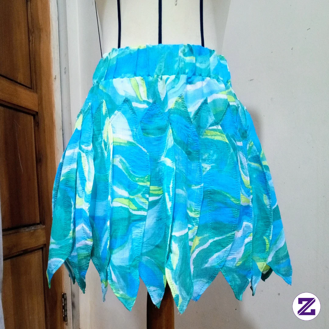 Rok Senam Aerobik Motif Dan Model Daun Hawaii