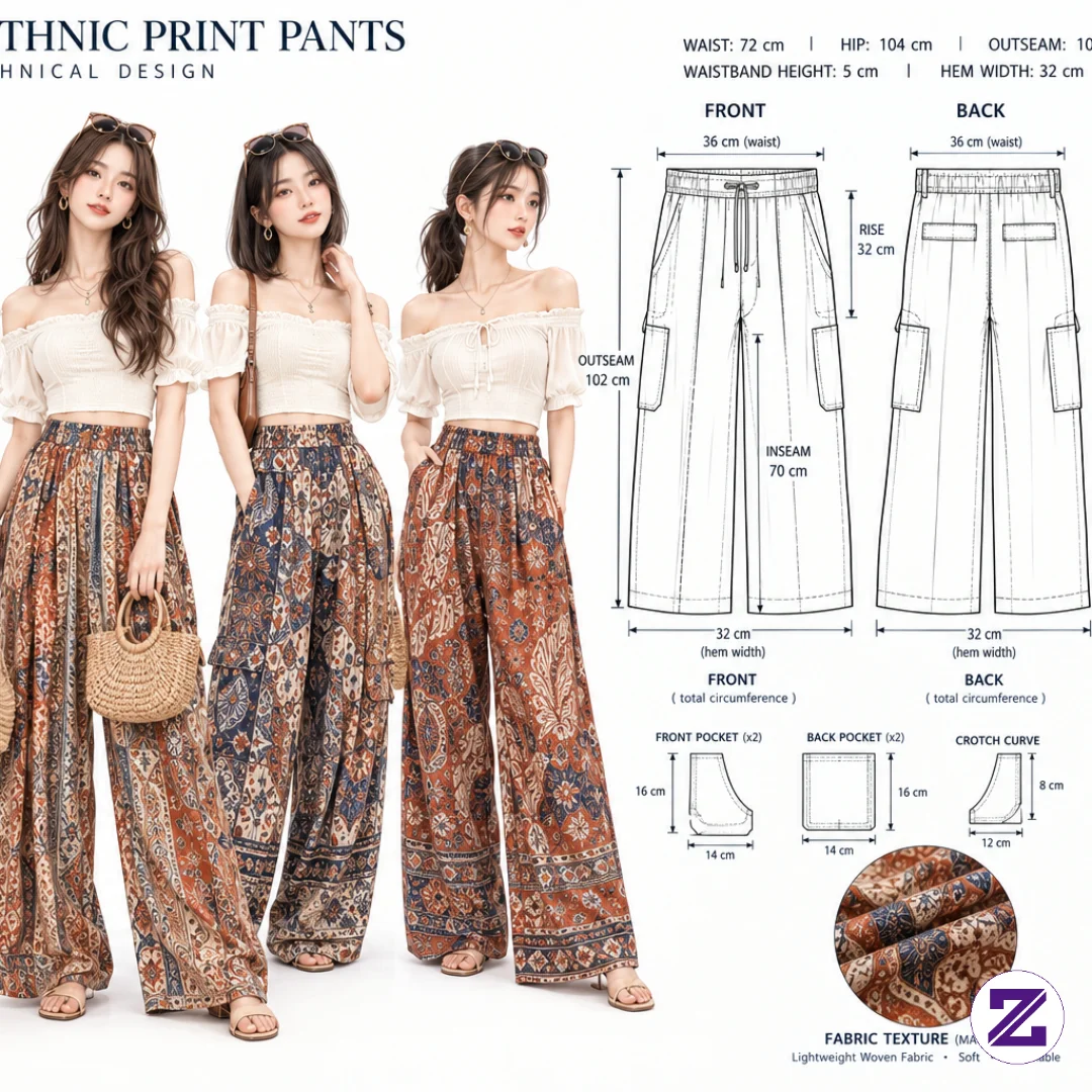 ✨🌿 BAGGY ETHNIC PANTS – TAMPIL STYLISH & EFFORTLESS! 🌿✨